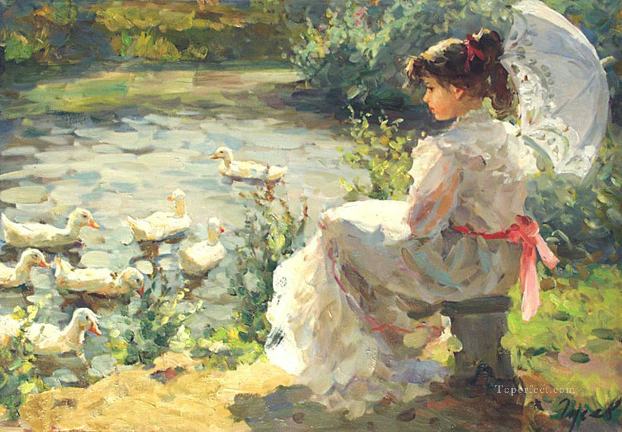 Beautiful Girl VG 07 Impressionist Oil Paintings